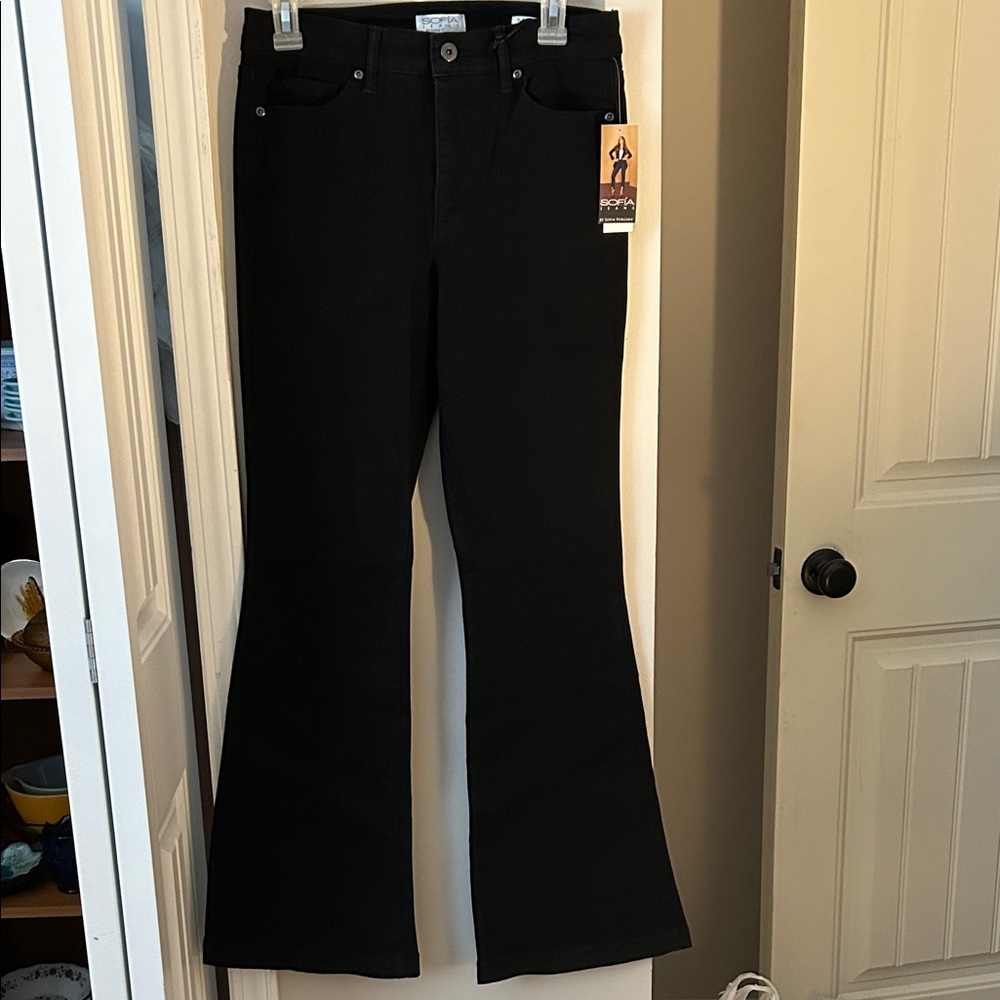 Sofia by Sofia Vergara Black Flare Jeans